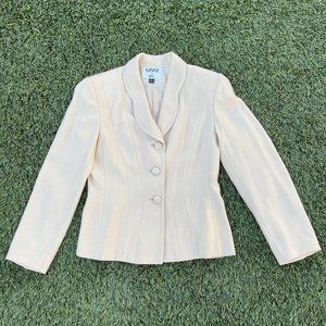 KASPER for A.S.L. / Vintage 1980’s / Beige / Blazer / Formal